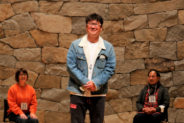 ほのぼのコメディ劇場オーディションの様子