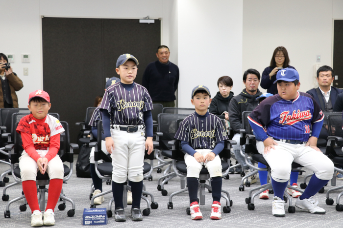 選手からお礼の言葉