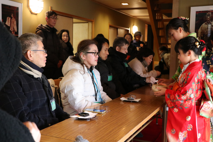 抹茶でおもてなし