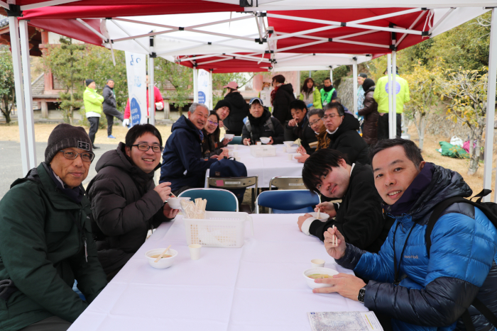 あん餅雑煮を試食