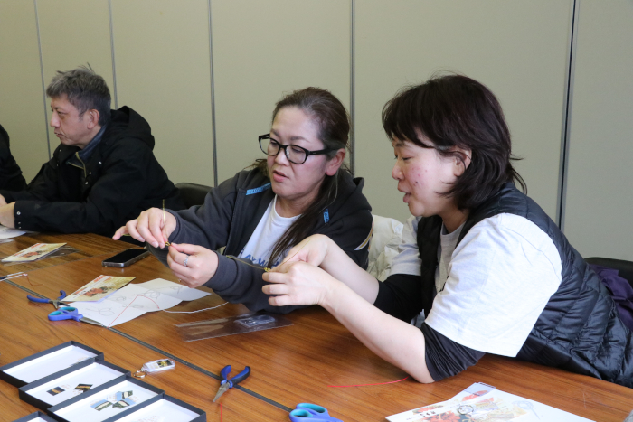 水引キーホルダー制作に挑戦