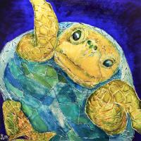 ゆかいなヒメウミガメ