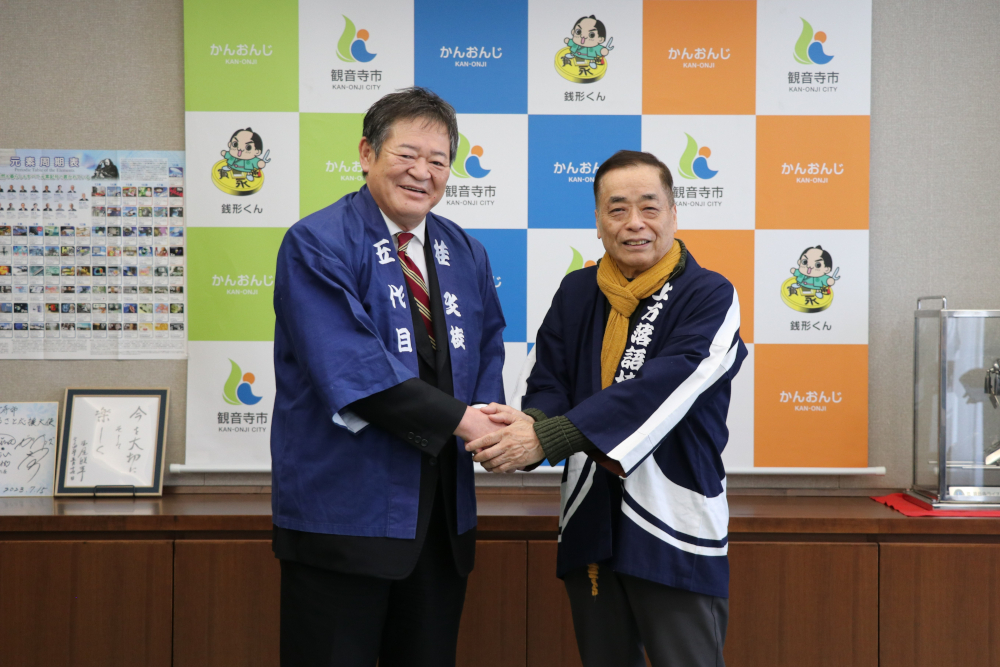 桂小文枝師匠と佐伯市長