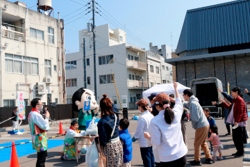 銭形いろどり市のようす