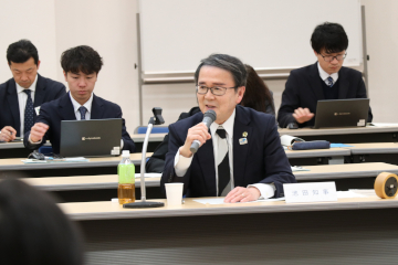 知事との意見交換会のようす