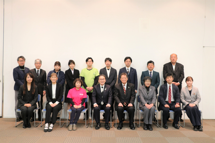 知事との意見交換会のようす