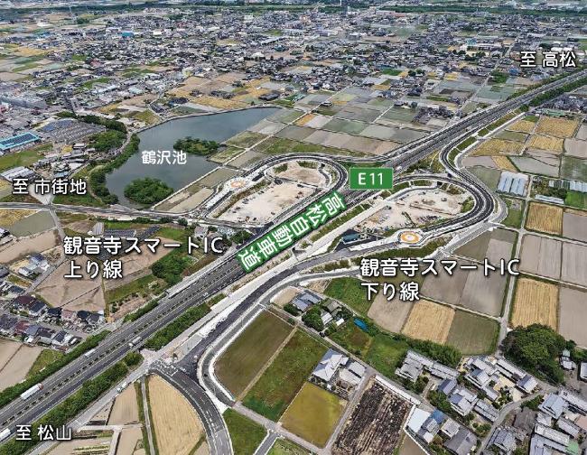 観音寺スマートインターチェンジ地図