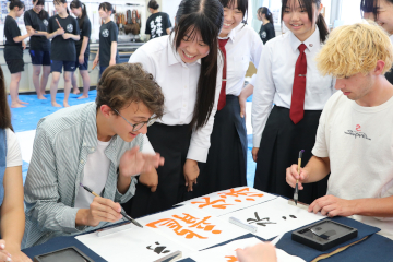 アップルトン訪問団の写真