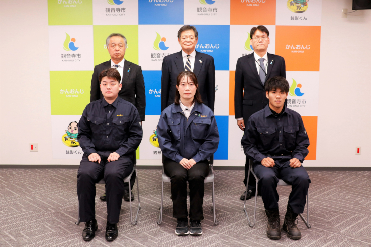 令和8年熊本地震に係る応援派遣職員への市長訓示式