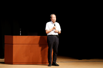 京都大学の北川進特別教授が講演