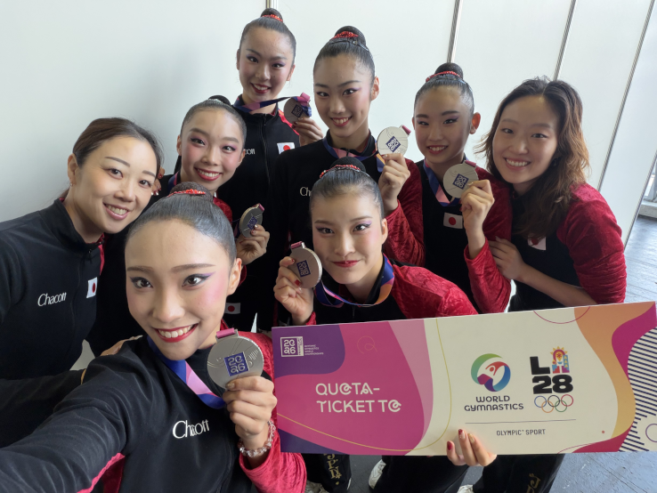 眞鍋凛選手　世界新体操選手権で銀メダル！