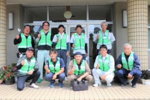 観音寺市上下水道工事業協同組合の青年委員の皆さん