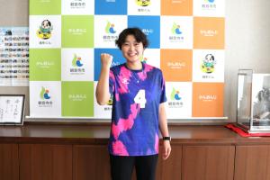 全国ソフトバレーボールフェスティバルに出場する中川さん
